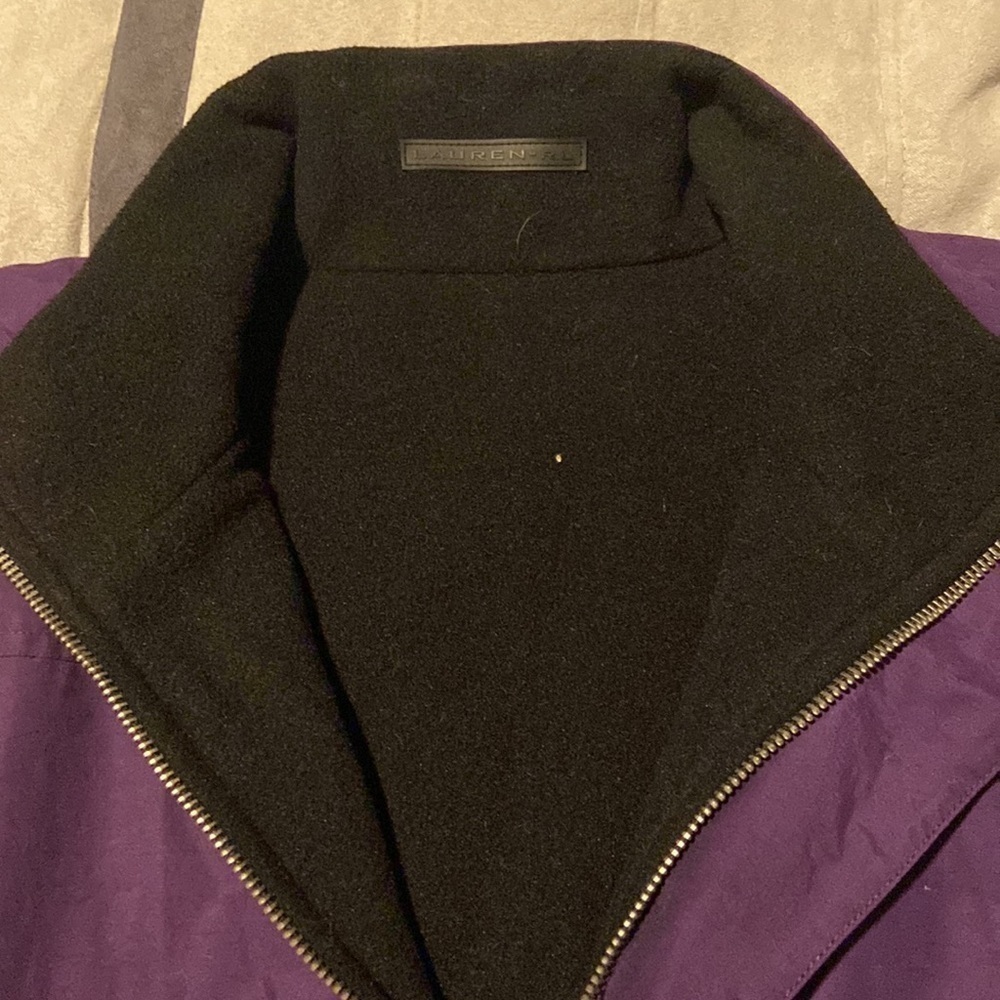 Ralph Lauren reversible vest purple and black - Picture 2 of 4